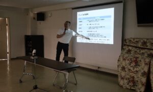 月例懇談会
(講演“フレイル予防と栄養”大阪樟蔭女子大学健康栄養学科 林直哉先生)
